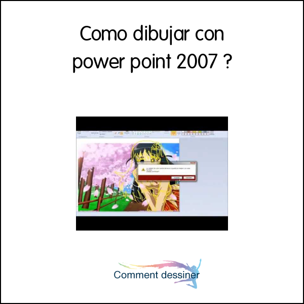 Como dibujar con power point 2007